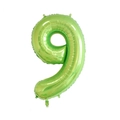 40-inch limoengroene cijferballon nummer 9 van aluminiumfolie voor verjaardagsdecoratie - Cijfer 9 / Groen
