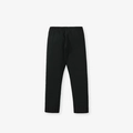 Classic black cotton leggings for toddler girls with a wide elastic waistband for comfort - Black (G20003K) / 2Y(90cm)
