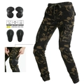 Camouflage motorcargo-broek met stretchpanelen en CE-gecertificeerde bescherming - XS / Camouflage (Verbeterde Kussentjes)