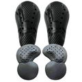 Motorcycle CE Level 2 protective gear set with thick knee and hip pads for riding safety - Knee And Hip Pads