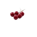 Artificial red berries on brown stems for Christmas wreaths and DIY floral arrangements - Large (1.5CM Red) / Red