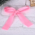 Fiocco di Natale in velluto rosa per decorazioni dell'albero e regali festivi - 3CM Fiocco in Feltro Rosa / Rosa (3cm)