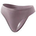 Perizoma sportivo senza cuciture rosa polvere con elastico in vita a costine per donna - S / Viola Grigio