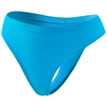 Royal blue low waist sexy cotton thong for women fitness with seamless high-cut design - S / Lake Blue