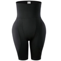 Faja reductora negra de talle alto para mujer en poliéster y elastano para control de abdomen - S / Negro