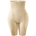 Bragas reductoras beige de talle alto en suave tejido de poliéster y elastano - S / Color Piel