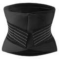 Gaine amincissante noire à double compression pour fitness et soutien abdominal post-partum - L / Noir
