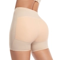 Faja reductora de cintura alta sin costuras con efecto realce de glúteos beige - S / Color Piel