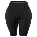 Bragas reductoras negras de talle alto con control de abdomen y realce de glúteos - S / Negro