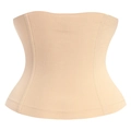 Corsetto modellante beige da donna in tessuto elastico con trama verticale - XS/S / Albicocca (Altezza 24CM)