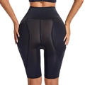 Pantalón moldeador negro de talle alto con relleno para realzar glúteos de mujer - S / Negro