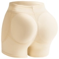 Pantalón moldeador color piel con almohadillas para cadera y tejido de malla transpirable - S / Color Piel