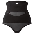 Bragas reductoras de talle alto en malla transpirable negra con compresión de abdomen - S / Negro