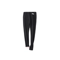 Gefütterte Umstandsleggings in Schwarz mit rosa Thermofutter und hohem Bauchbund-Design - M / Schwarz