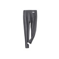 Dunkelgraue Thermo-Umstandsleggings mit hoher Taille, Fleece-Futter und Etikett-Detail - M / Dunkelgrau