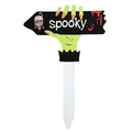 Halloween zombie hand yard sign with spooky text and mummy icon for garden decor - Witch Hand-Black
