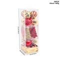 Set di 34 ornamenti natalizi rosso e oro in confezione regalo con texture diverse - Rosso E Oro