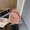 Mini mochila rosa de moda con ribete plateado y correas ajustables para mujer - Rosa