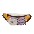Marsupio stile giapponese color-block giallo e viola con corde elastiche funzionali - Viola