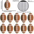 Set di 10 adesivi da parete a forma di football americano con biadesivo per feste - Adesivi per Football
