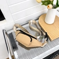Marsupio impermeabile in tessuto oxford beige con cinturino regolabile e tasca zip - Cachi