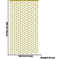 Goldener Kronen-Fransenvorhang für Geburtstagsfeiern, Hintergrund Deko, 1 x 2 Meter - Laser Gold Krone Fransenvorhang (1*2m) / Gold