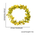Ghirlanda dorata da 7,5 m con forme di tocco di laurea per decorazioni di feste - Stile Toga da Dottore Oro / Circa 7,5m