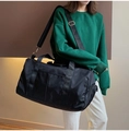 Large black Oxford cloth waterproof travel bag for women fitness and outdoors - 16" / Black
