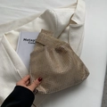 Elegante goldene Strass-Abendtasche mit Einzelgriff für luxuriöse Abendveranstaltungen - Gold