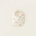 Baby cotton floral strawberry print bib with petal shape and soft gauze texture - Strawberry U-Shaped (PS26006)
