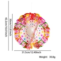 3D Santa Claus paper honeycomb ornament dimensions 42.2cm high for Christmas party decor - Santa Claus Star Flower Ball