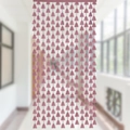 Tenda a frange rosa a forma di albero di Natale per decorazioni festive di pareti - Albero di Natale Foglia Oro Rosa 1m*2m