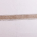 Nastro rustico in iuta da 5 cm con pizzo bianco per decorazioni natalizie fai da te - Nastro Naturale da 2m