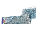 Blauer Metallic-Lametta-Vorhang Party-Deko mit Weihnachtsornament-Verpackung - 100cm*18cm Matte Light Blue