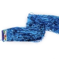 Metallischer hellblauer Lametta Vorhang für Geburtstag und Party Wanddekorationen - 18cm Blue (Single Card)