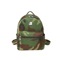 Klassieke jungle camouflage rugzak met voorvak met rits en metalen accent voor dagelijks gebruik - Camouflage