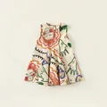 Abito estivo linea A senza maniche per bambine con stampe grafitti astratte colorate - 80 / Rosso