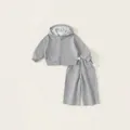 Ensemble sweat à capuche et jogging gris pour enfants avec poches et taille élastique - 80 / Haut Et Bas / Gris