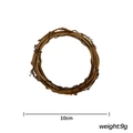 Base per ghirlanda natalizia fai-da-te, anello in vite naturale 10cm per decorazione - 10cm