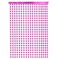 Sternförmiger lila-magenta metallischer Lametta-Vorhang für Party-Hintergrundwand - Magenta (18 Stränge)