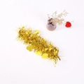 Gold sequin heart tinsel wristband for cheerleading and school sports events decoration - Heart Gold (5492921552102)