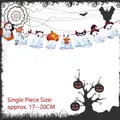 Halloween cartoon hanging banner with ghosts and pumpkins, size 17-20cm, model WSLQ-40 - Boo Ghost Style (HY-WSLQ-40)