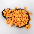 Huevos de espuma de Pascua naranja moteados en nidos de ramitas para decoración hogar - Naranja / 3cm