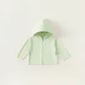 Giacca traspirante verde chiaro con cappuccio e protezione solare UPF 50+ bambini - Verde / 80