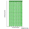Tenda a frange con foglie di monstera verde per decorazione festa Hawaii 1x2m - 1m*2m / Stile Foglie Verdi