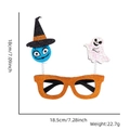 Occhiali di Halloween glitterati con mostro a molla e fantasma, misure 18,5x18cm - Stile Fantasma Strega