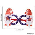 Occhiali gnomo patriottici con bandiera americana rosso bianco blu per decorazione - Stile Gnomo Stelle