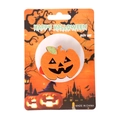Spilla zucca di Halloween con LED, distintivo in feltro arancione per decoro festa - Stile Zucca di Halloween