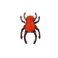 Halloween-Hängedeko Spinne mit orangem Wabenkörper und schwarzen Beinen für Party - Spinne Doppelseitige Wabe
