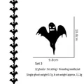 Dettaglio del kit decorativo con 12 fantasmi e 5m di corda per decorazione Halloween - Stile Fantasma (Con Ago di Corda)